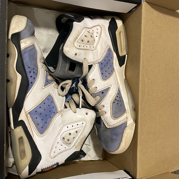 Jordan 6 retro Youth 4.5 University Blue - Picture 2 of 7